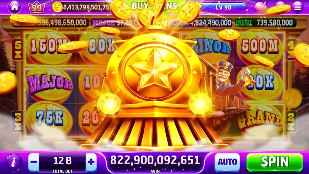 Golden Casino - Slots Games (Голден Казино)  [МОД Unlocked] Screenshot 3