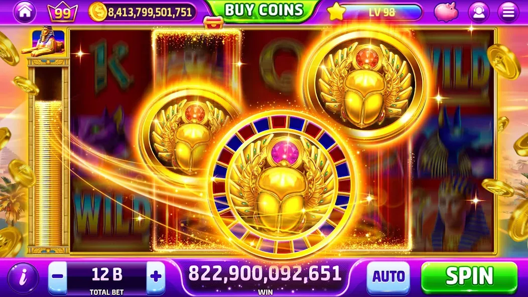 Golden Casino - Slots Games (Голден Казино)  [МОД Unlocked] Screenshot 4