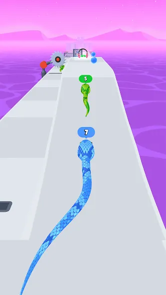 Snake Run Race・3D Running Game (Снейк Ран Рейс)  [МОД Mega Pack] Screenshot 5