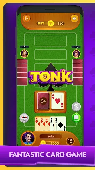 Tonk - Classic Card Game (Тонк)  [МОД Все открыто] Screenshot 1