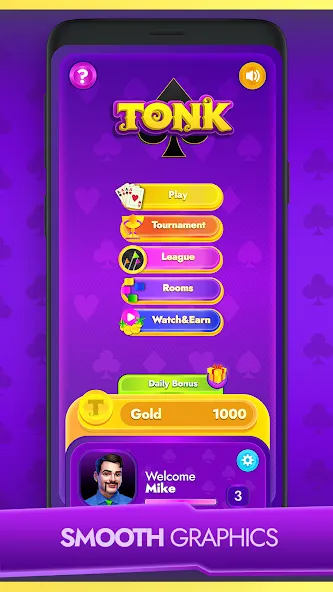 Tonk - Classic Card Game (Тонк)  [МОД Все открыто] Screenshot 2