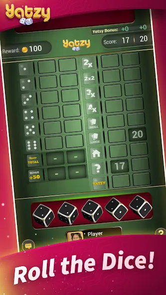 Yatzy - Offline Dice Games (Ятзи)  [МОД Много монет] Screenshot 2