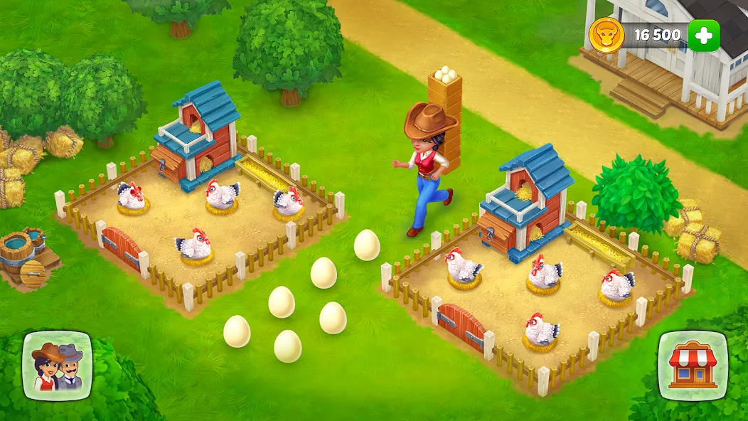 Wild West: Farm Town Build (Уайлд Вест)  [МОД Много денег] Screenshot 4