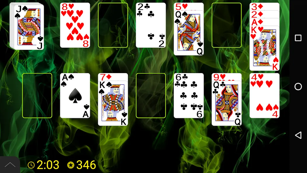 All In a Row Solitaire (Ол ин э Роу Солитер)  [МОД Много монет] Screenshot 1