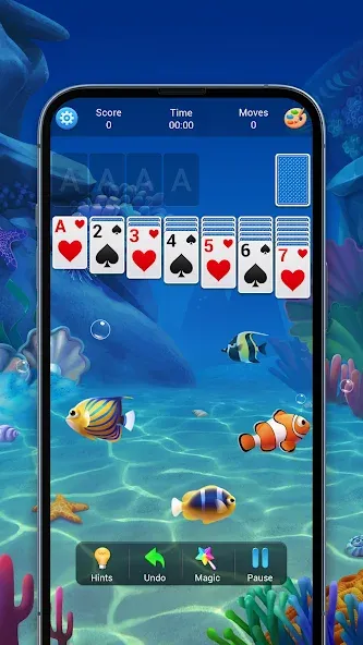 Solitaire, Klondike Card Games  [МОД Все открыто] Screenshot 1