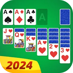 Взломанная Solitaire, Klondike Card Games  [МОД Все открыто] - полная версия apk на Андроид