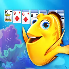 Скачать взломанную Solitaire: Fish Master (Солитер)  [МОД Unlocked] - стабильная версия apk на Андроид