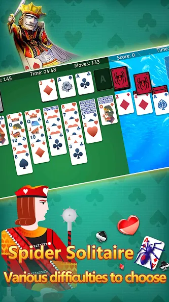 klondike solitaire :card shark  [МОД Много монет] Screenshot 4