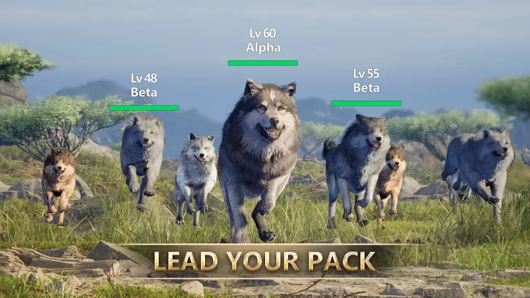 Wolf Game: Wild Animal Wars (Вулф Гейм)  [МОД Бесконечные монеты] Screenshot 4