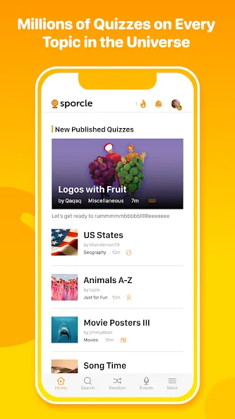 Sporcle (Споркл)  [МОД Unlocked] Screenshot 1