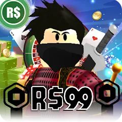 Скачать взлом Robux For Robux , Casino Robux  [МОД Unlimited Money] - полная версия apk на Андроид