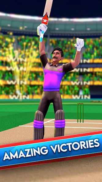 Stick Cricket Clash (тик Крикет Клаш)  [МОД Много денег] Screenshot 4