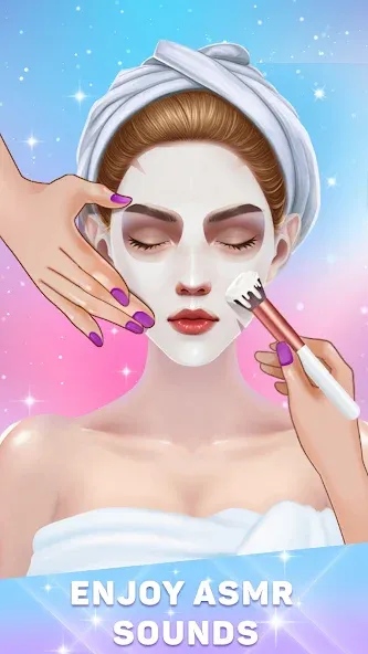 Makeover salon: Makeup ASMR (Мейковер салон)  [МОД Unlocked] Screenshot 1