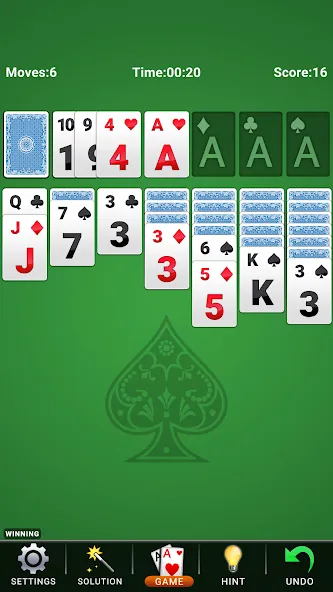 Solitaire: Classic Card Game  [МОД Меню] Screenshot 3