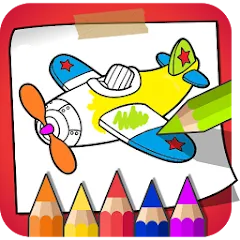 Взлом Coloring Book - Kids Paint  [МОД Бесконечные монеты] - стабильная версия apk на Андроид