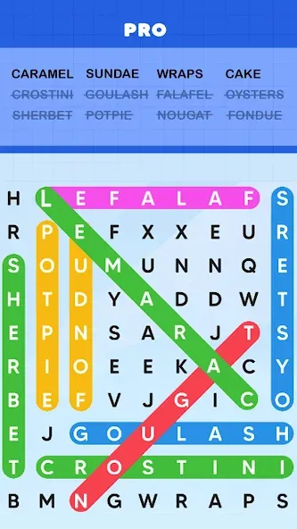 Word Search Puzzle Challenge (Уордсрч Пазл Челлендж)  [МОД Меню] Screenshot 1