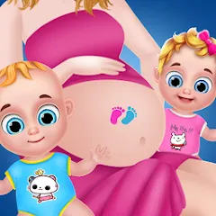 Скачать взлом Mom Babysitting Game  [МОД Много денег] - последняя версия apk на Андроид