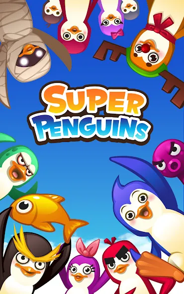 Super Penguins (упер Пингвины)  [МОД Много денег] Screenshot 1