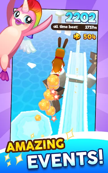 Super Penguins (упер Пингвины)  [МОД Много денег] Screenshot 5