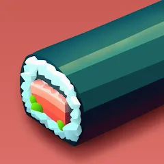 Взлом Sushi Roll 3D - Cooking ASMR (Суши Ролл 3D)  [МОД Бесконечные монеты] - стабильная версия apk на Андроид