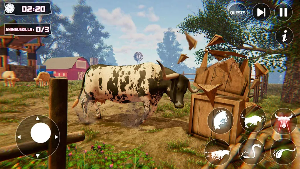 Scary Cow Simulator Rampage (Скари)  [МОД Бесконечные деньги] Screenshot 2