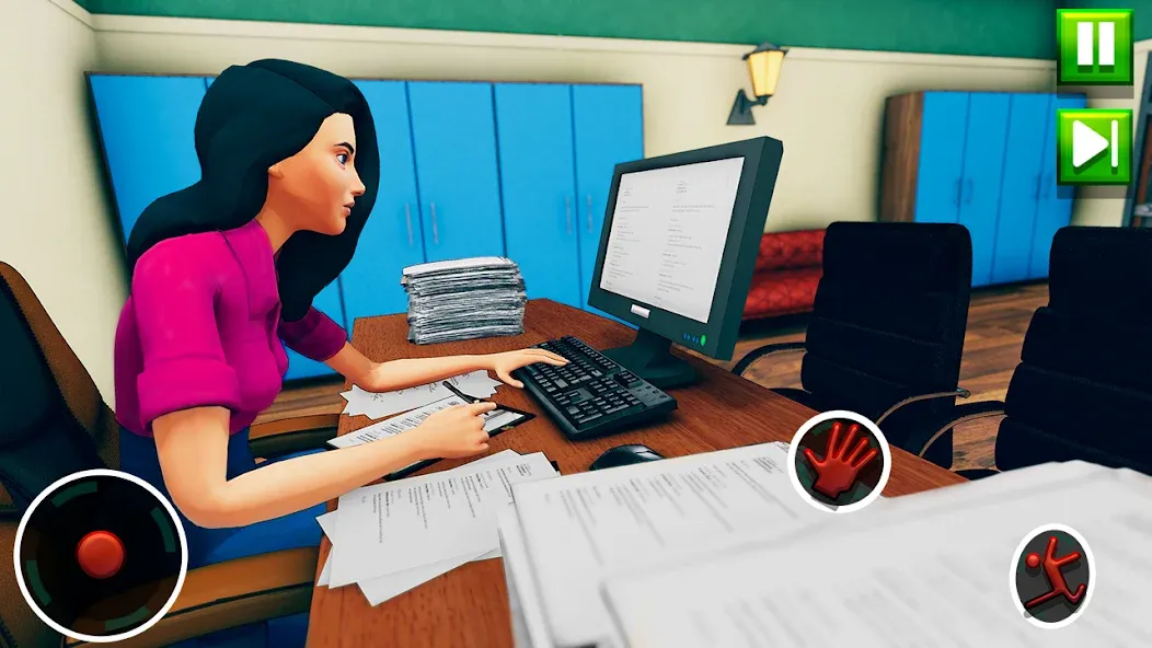 High School Teacher Sim Games  [МОД Бесконечные монеты] Screenshot 5