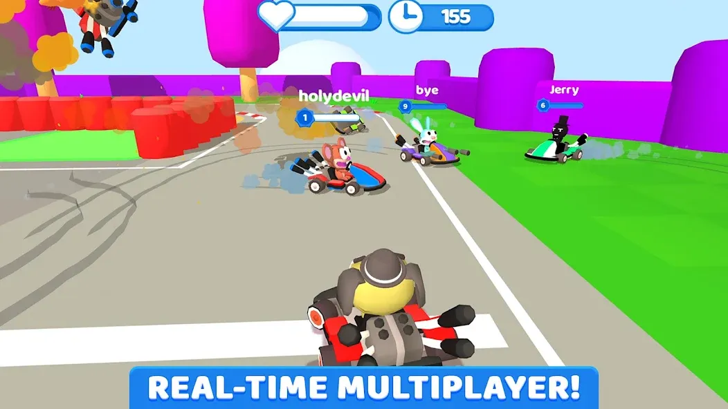 SmashKarts.io  [МОД Много монет] Screenshot 1