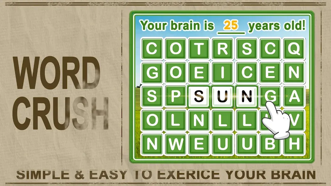 Word Crush - Fun Puzzle Game (Уорд Краш)  [МОД Mega Pack] Screenshot 1