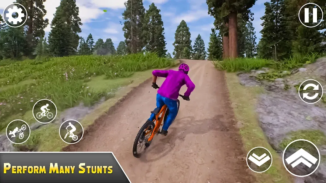 BMX Bicycle Games Offroad Bike  [МОД Unlocked] Screenshot 4