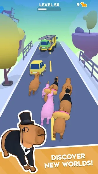 Capybara Rush (Капибара Раш)  [МОД Бесконечные деньги] Screenshot 4