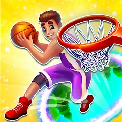 Скачать взлом Hoop World: Flip Dunk Game 3D (Хуп Ворлд)  [МОД Unlocked] - полная версия apk на Андроид