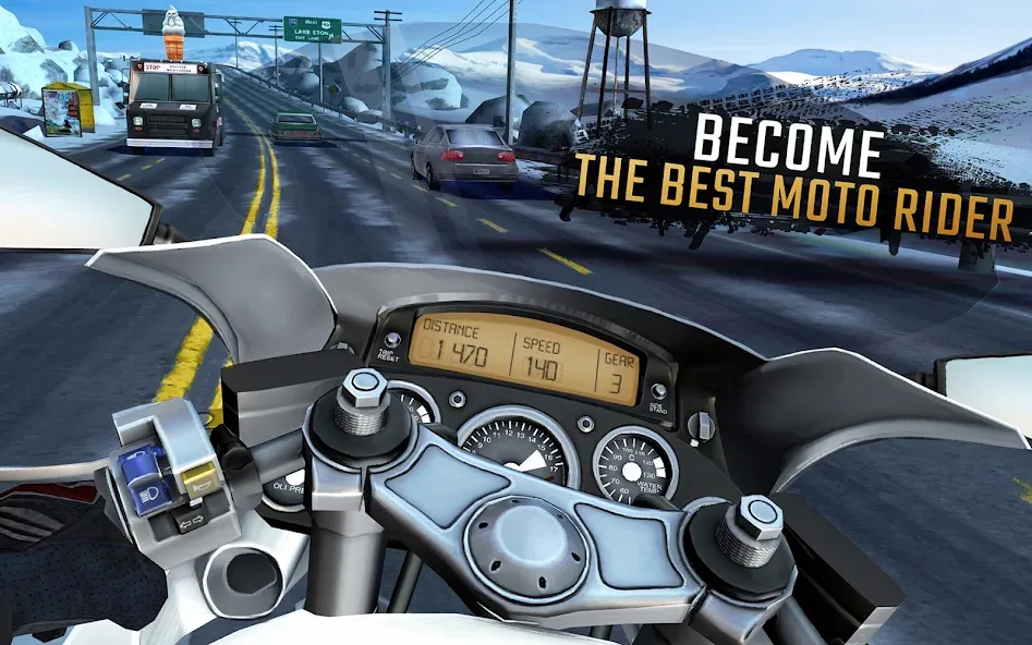 Moto Rider GO: Highway Traffic (Мото Райдер ГО)  [МОД Все открыто] Screenshot 5