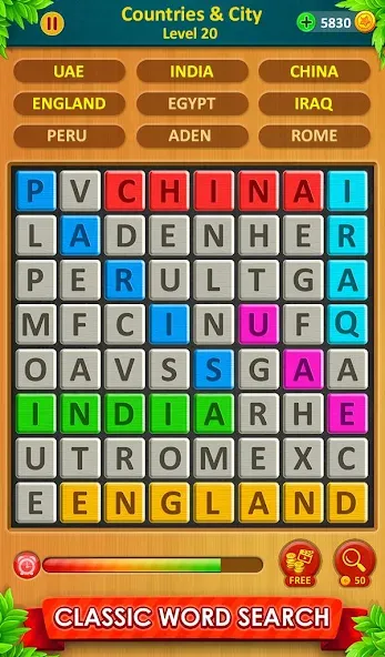 Word Game 2024 - Word Connect (Ворд Гейм 2023)  [МОД Menu] Screenshot 2