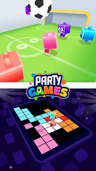 Party Games - 13 Mini Games  [МОД Все открыто] Screenshot 1