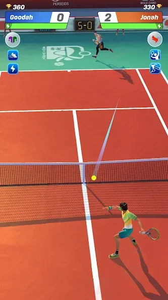 Tennis Clash: Multiplayer Game (Теннис Клаш)  [МОД Menu] Screenshot 2