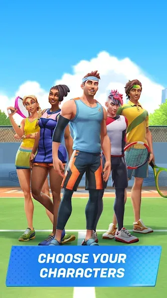 Tennis Clash: Multiplayer Game (Теннис Клаш)  [МОД Menu] Screenshot 5