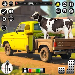 Скачать взломанную Animal Transport Driving Games (Домашний перевоз игры)  [МОД Все открыто] - полная версия apk на Андроид