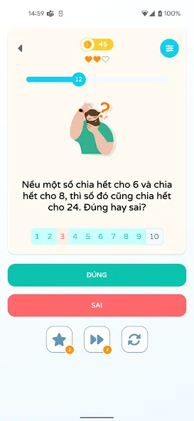 Chọn Đúng Sai  [МОД Все открыто] Screenshot 2