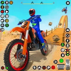 Скачать взломанную Bike Stunt Games Stunt Bike 3D (Байк стант рэмп игра Байк Джамп)  [МОД Все открыто] - полная версия apk на Андроид