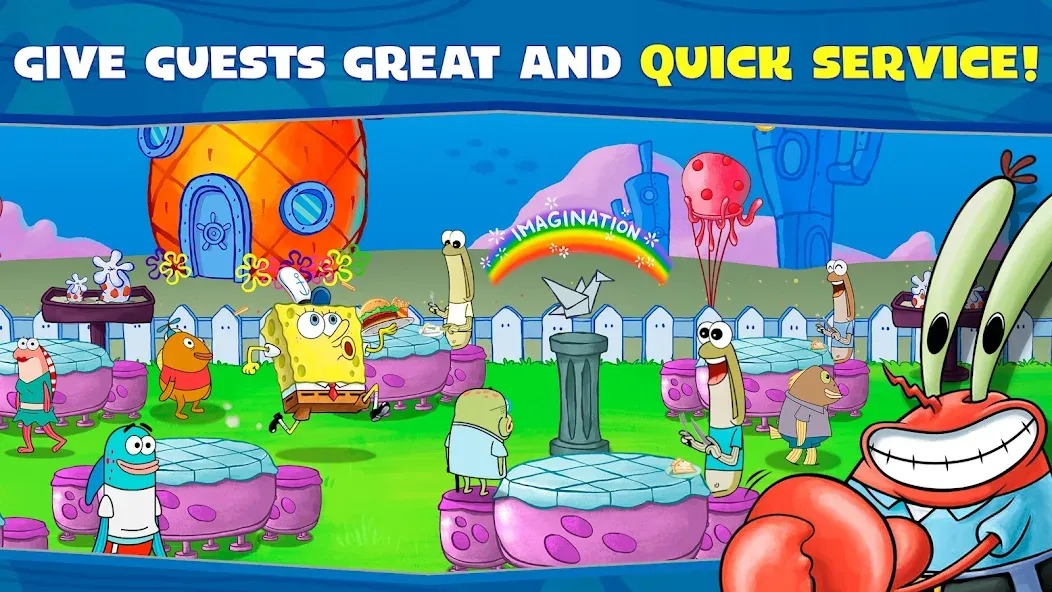 SpongeBob: Krusty Cook-Off  [МОД Unlimited Money] Screenshot 3