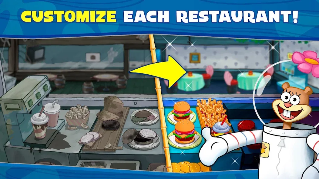 SpongeBob: Krusty Cook-Off  [МОД Unlimited Money] Screenshot 5