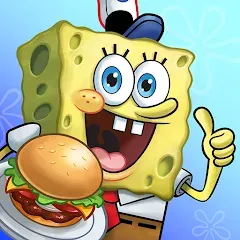 Скачать взломанную SpongeBob: Krusty Cook-Off  [МОД Unlimited Money] - последняя версия apk на Андроид