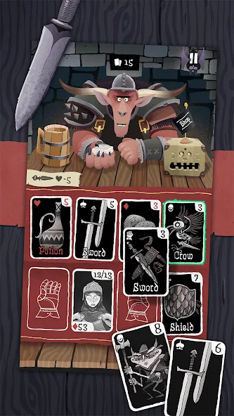 Card Crawl (Кард Кролл)  [МОД Бесконечные деньги] Screenshot 1