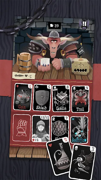 Card Crawl (Кард Кролл)  [МОД Бесконечные деньги] Screenshot 3