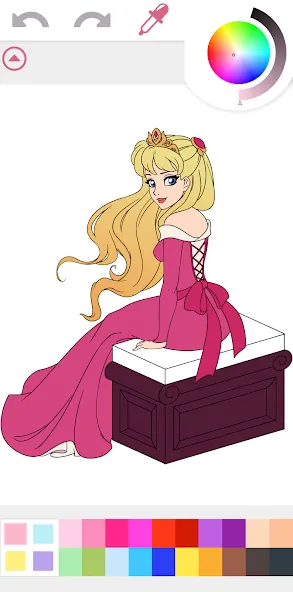 Princess Coloring Book Game  [МОД Бесконечные деньги] Screenshot 4