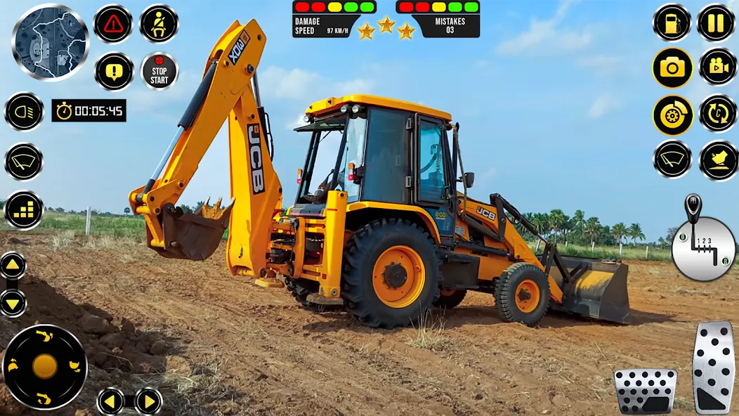 JCB Excavator Construction 3D  [МОД Много денег] Screenshot 3