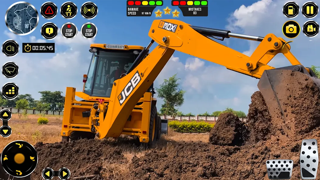 JCB Excavator Construction 3D  [МОД Много денег] Screenshot 4