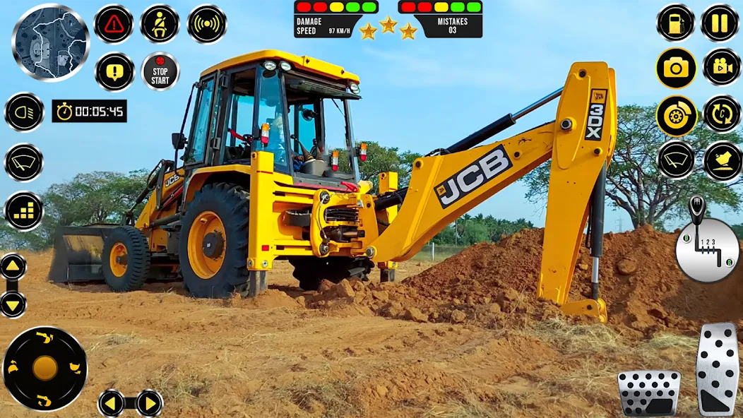 JCB Excavator Construction 3D  [МОД Много денег] Screenshot 5