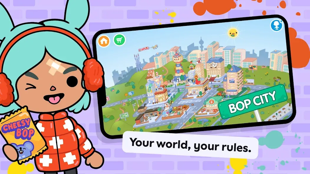 Toca Boca World (Тока Лайф Ворлд)  [МОД Много монет] Screenshot 1