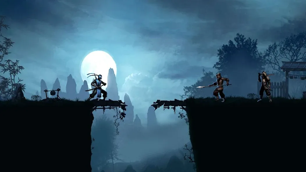 Ninja warrior: legend of adven  [МОД Бесконечные монеты] Screenshot 1